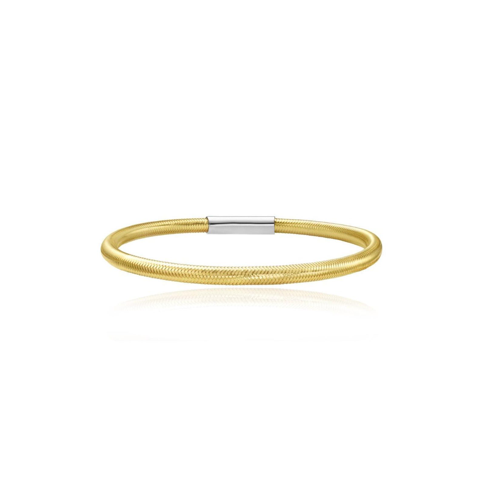 The Lovery Classic Stretch Bangle 14K Gold-Plated