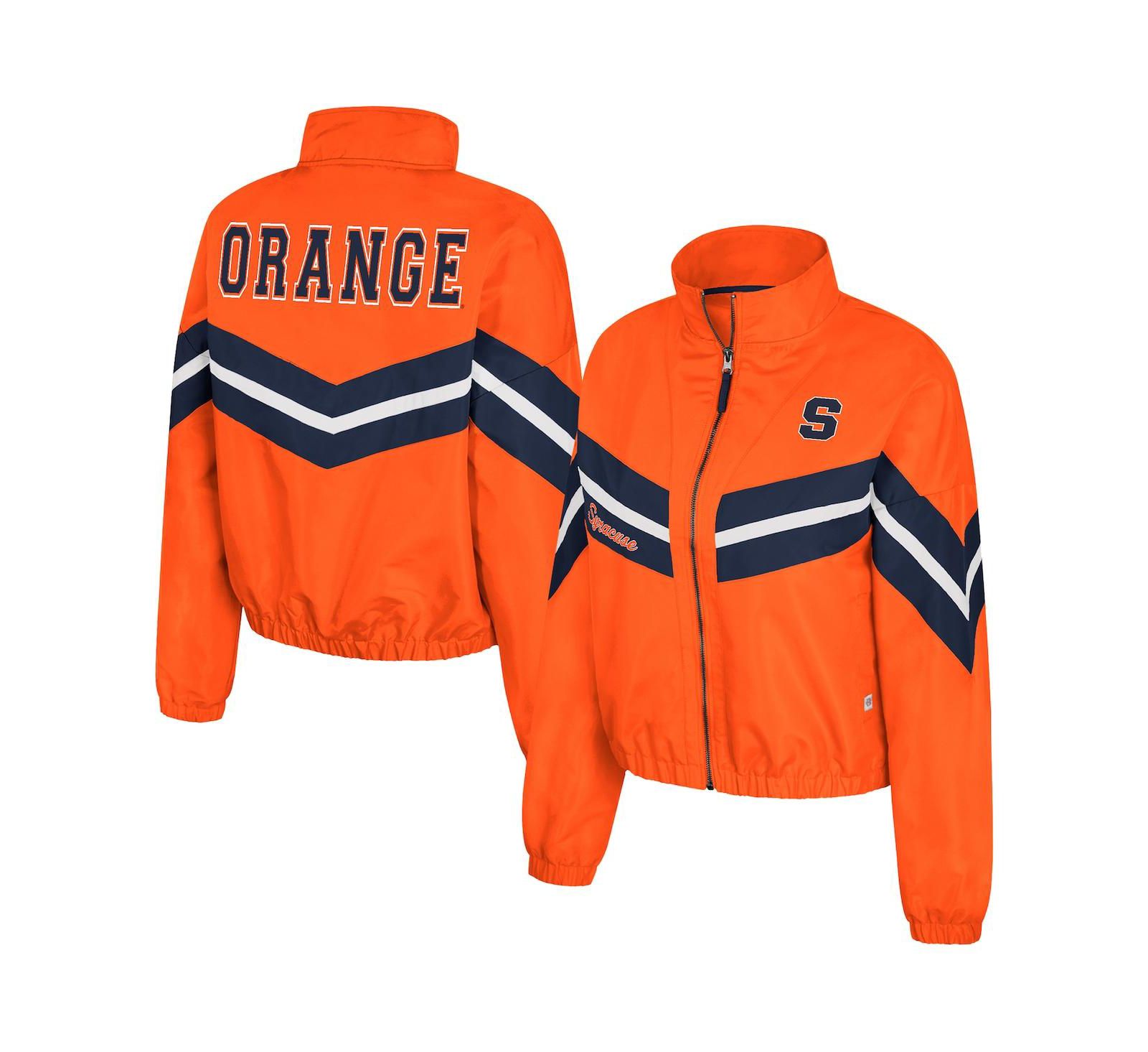 Colosseum Women's Syracuse Orange Thin Ice Full-Zip Windbreaker Jacket