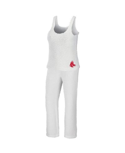 Женский комплект Wear By Erin Andrews Plus Size Cream Boston Red Sox Tank Top and Pants