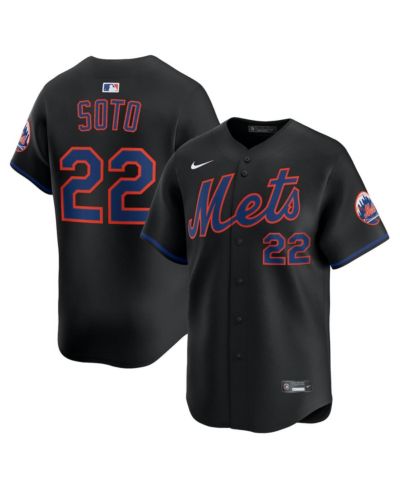 Мужская джерси Nike Juan Soto New York Mets Alternate Limited Player, черная