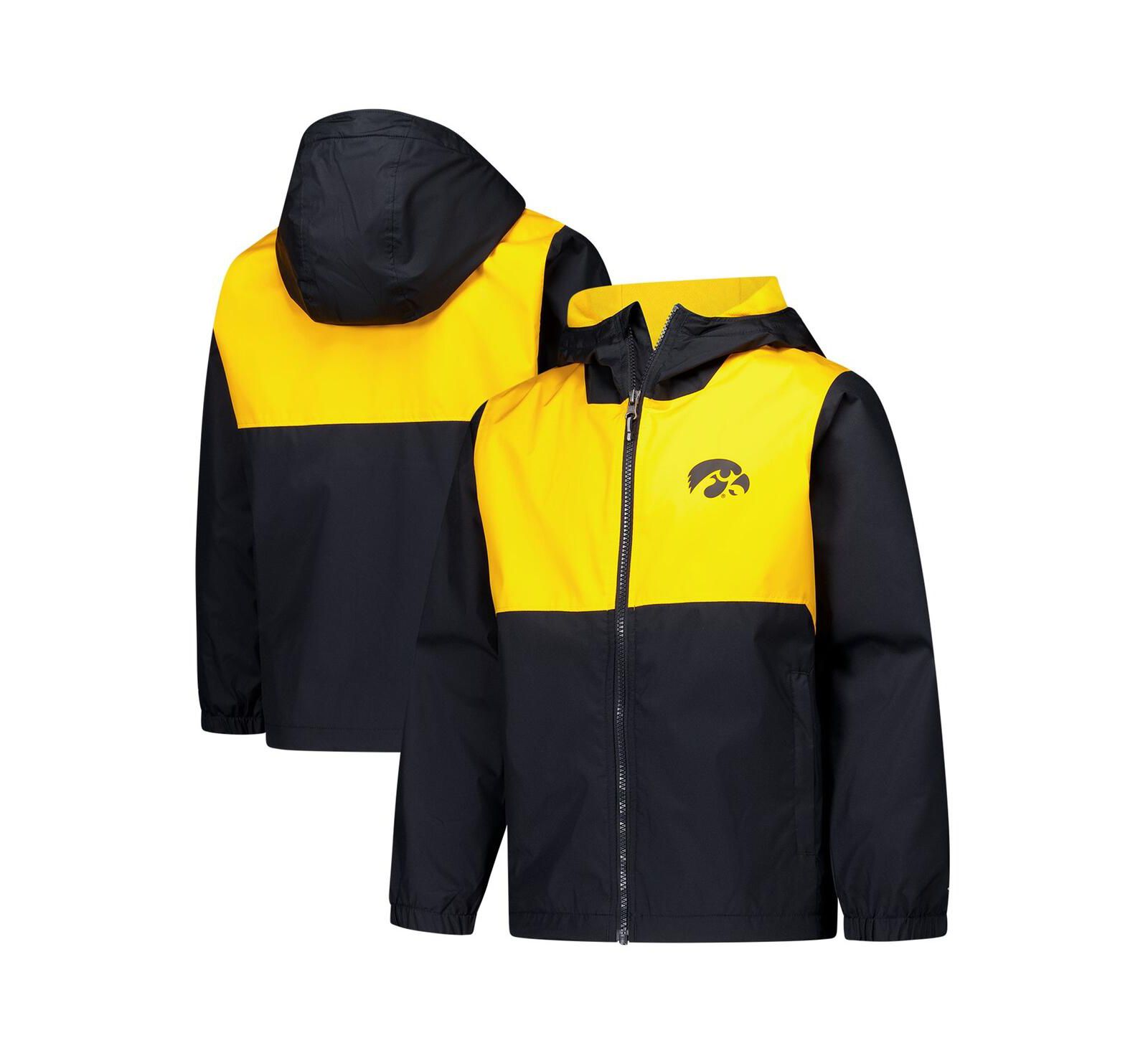 Детская куртка-худи Columbia Big Boys and Girls Iowa State Cyclones Rainy Fields Lined Full-Zip Black