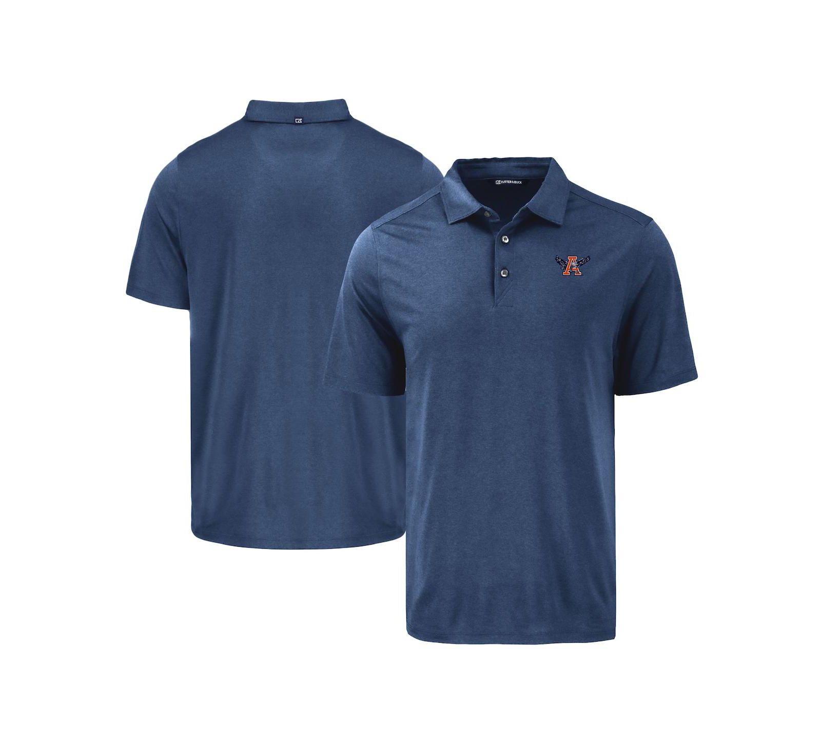 поло Cutter & Buck Men's Navy Auburn Tigers Coastline Eco