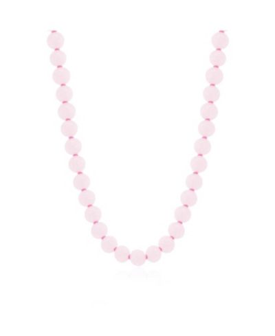 Ожерелье The Lovery Rose Quartz Knotted Bead 14K Gold