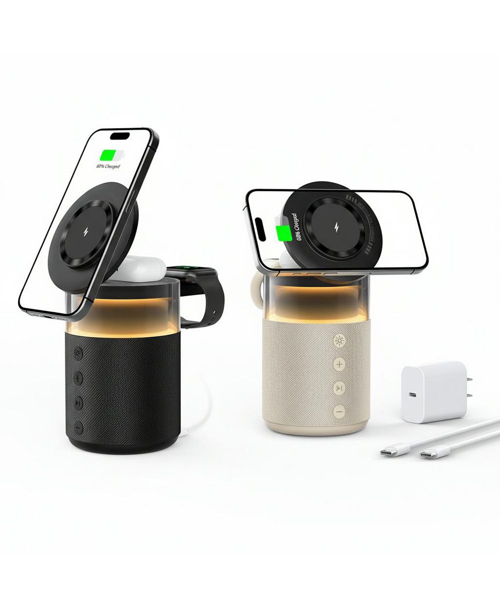 3p Experts 5-in-1 Multifunctional Speaker Charging Station