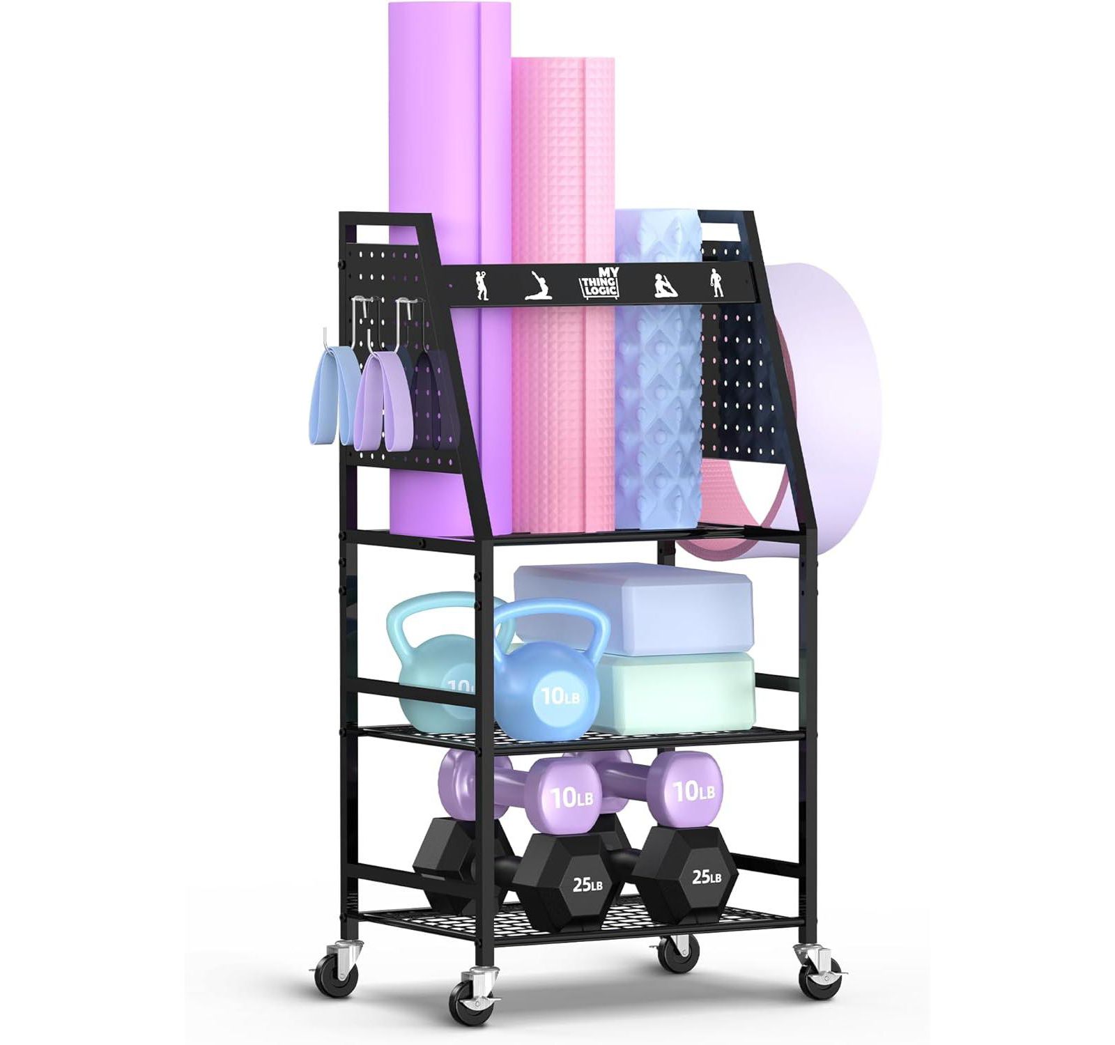 Стеллаж для хранения Mythinglogic Yoga Mat Storage Racks Home Gym Organizer
