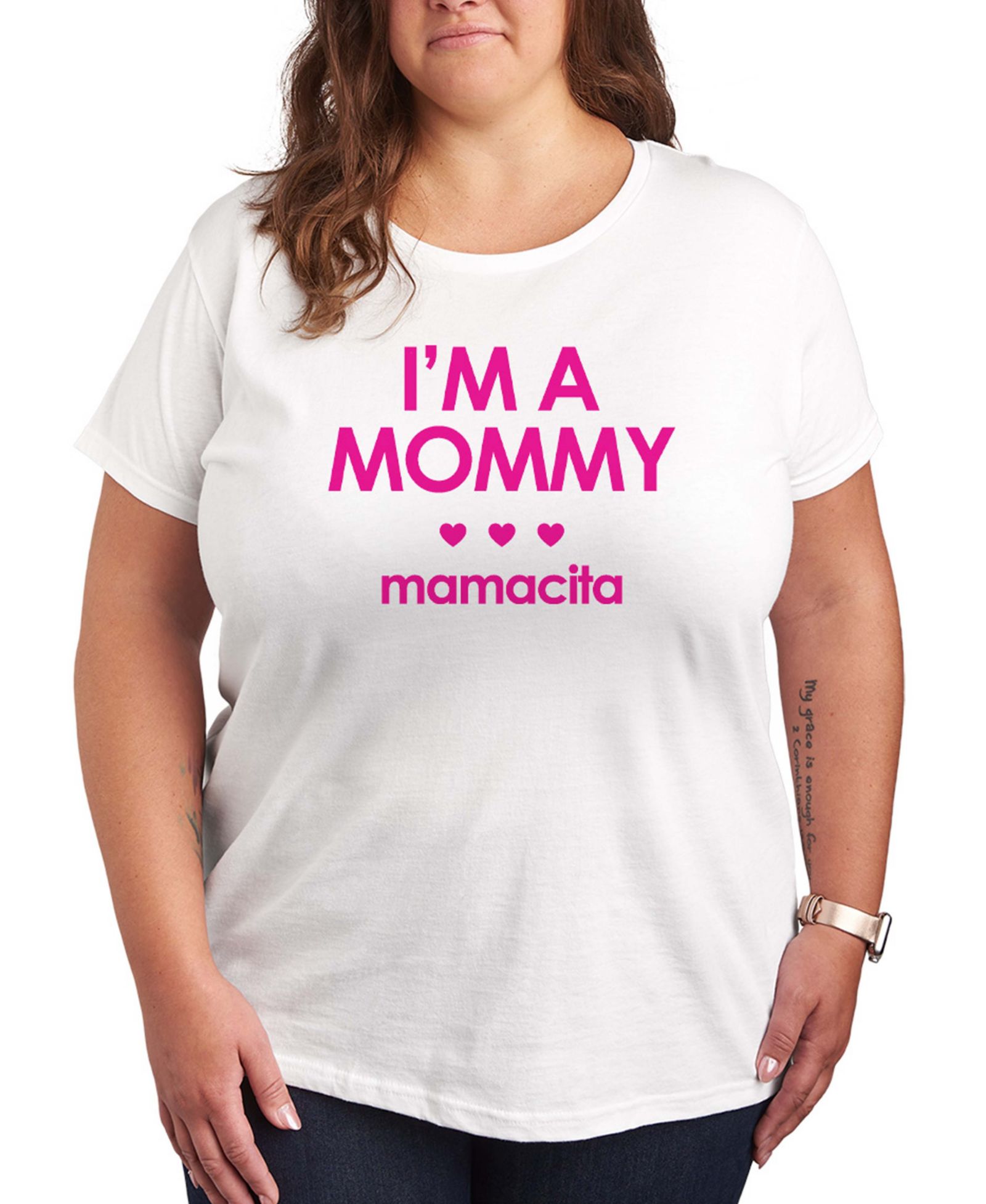 Hybrid Apparel Plus Size футболка с принтом Instant Message Mommy Mamacita