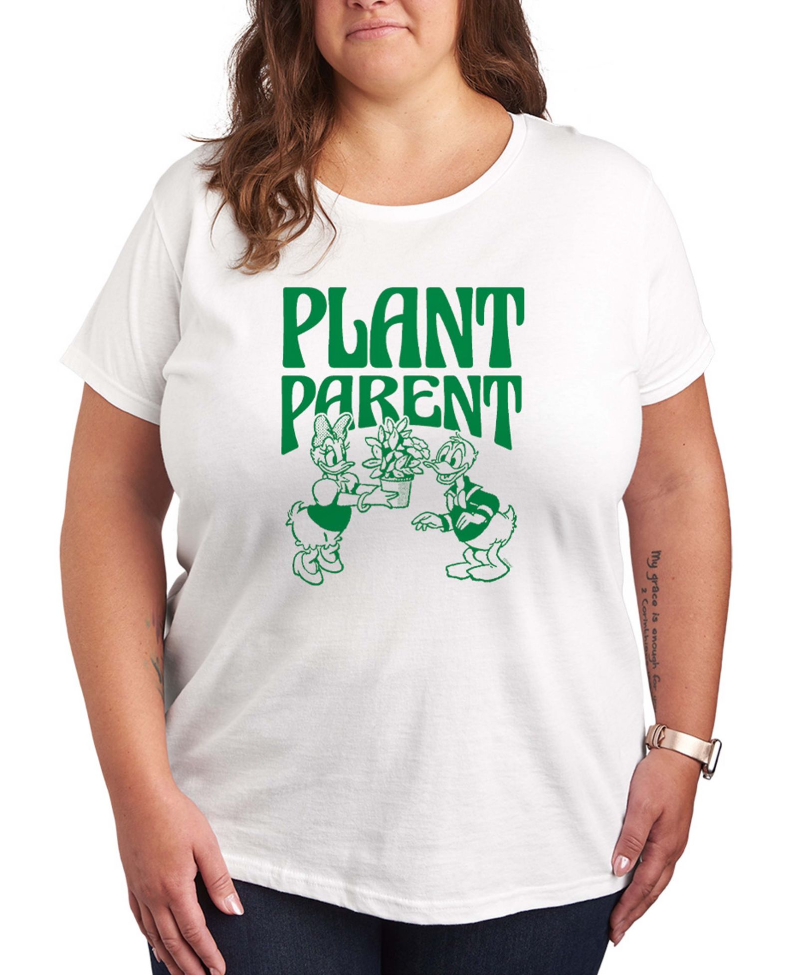 Мужская футболка Hybrid Apparel Plus Size Disney Plant Parent с коротким рукавом