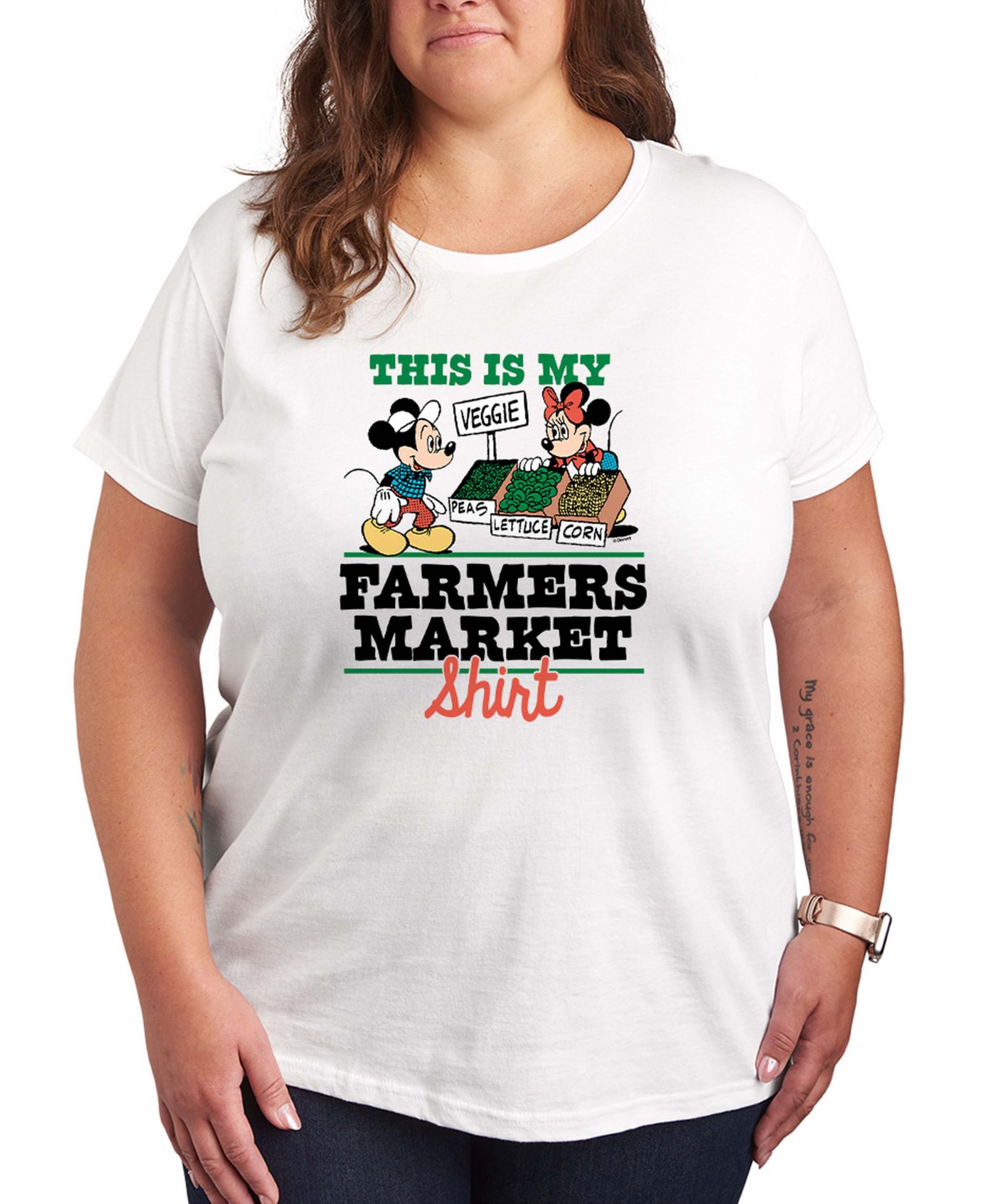 Мужская футболка Hybrid Apparel Plus Size Disney This Is My Farmers Market