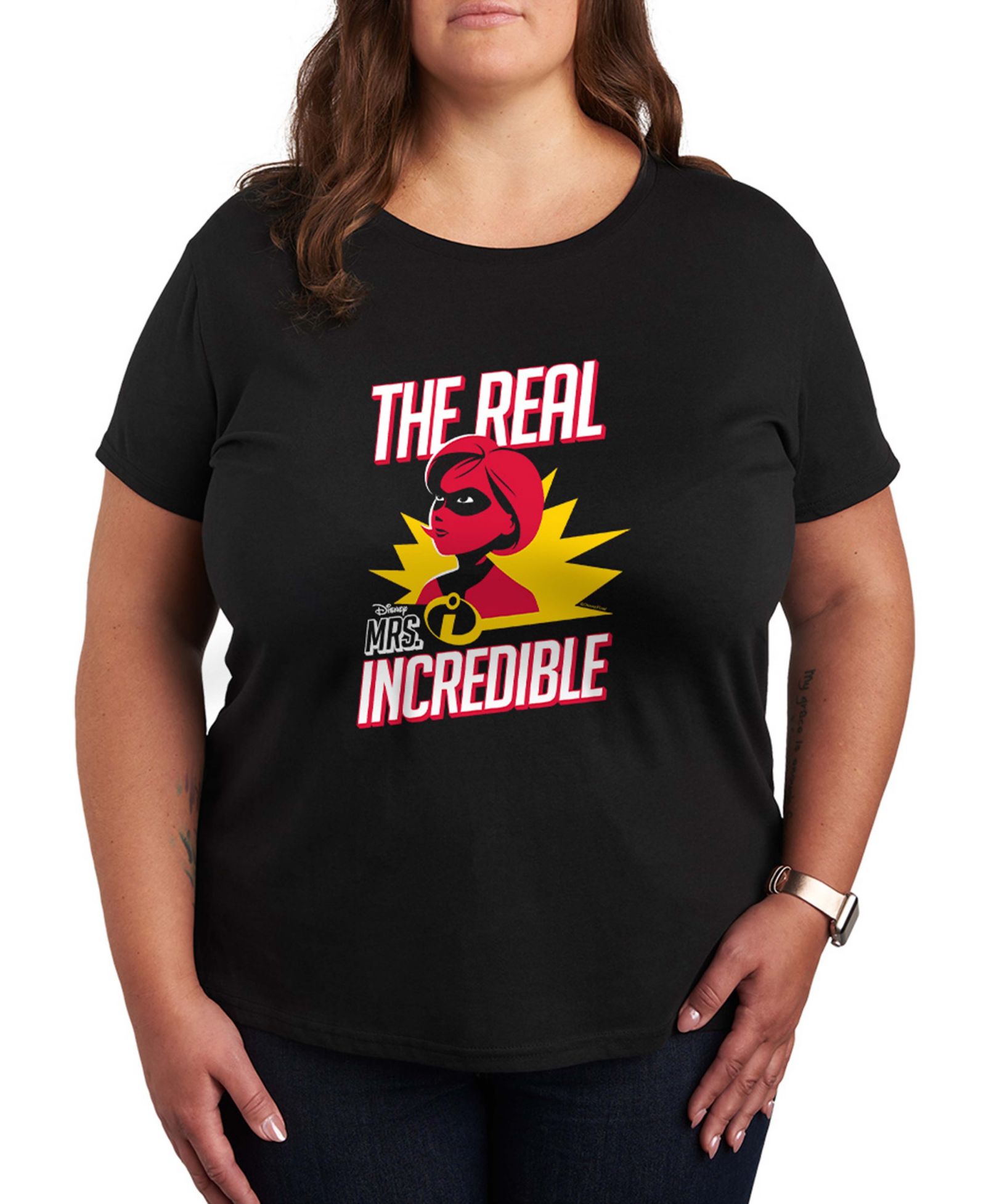 Hybrid Apparel Футболка Plus Size с принтом The Incredible The Real Mrs Incredible