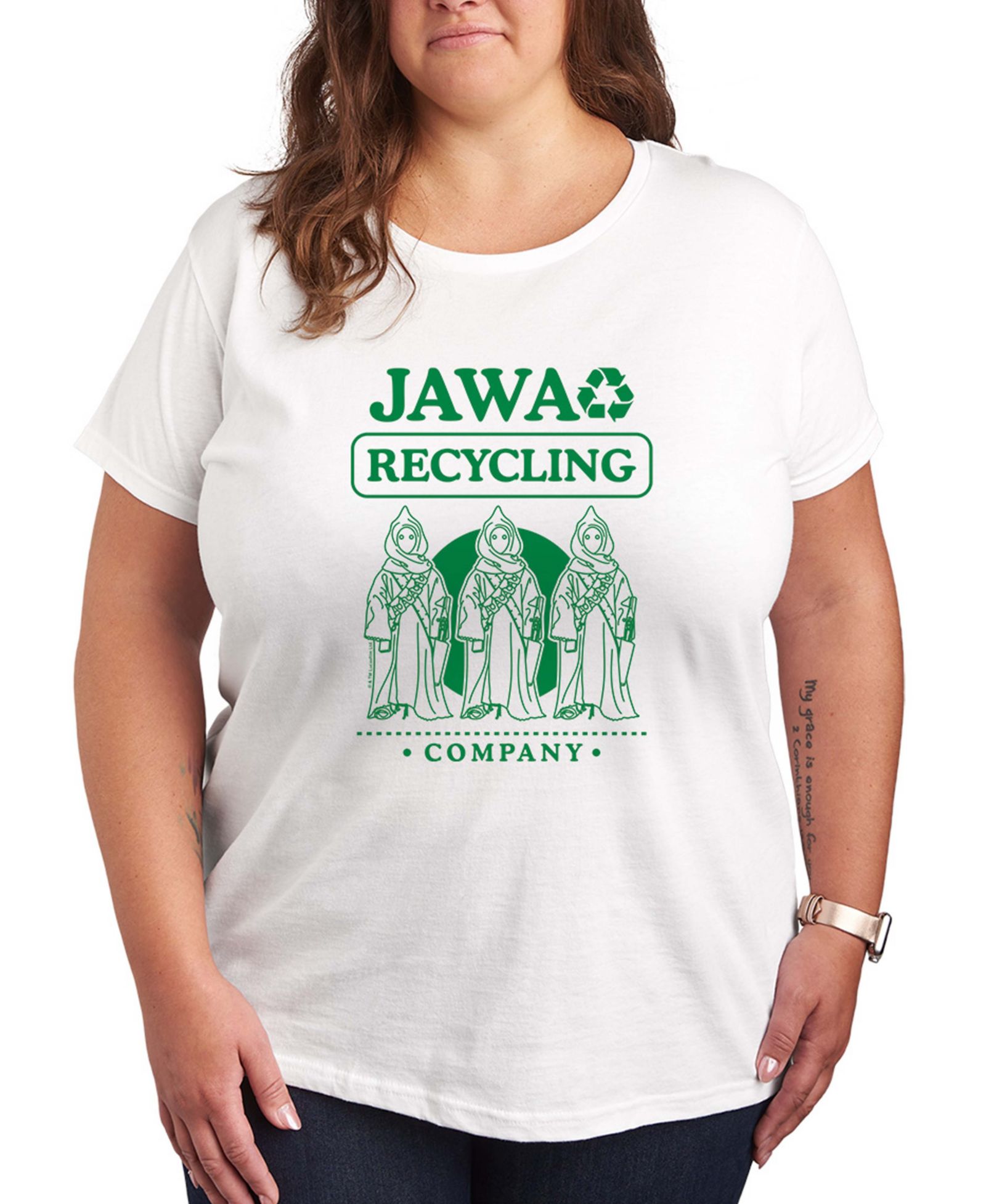 Hybrid Apparel Футболка с принтом Star Wars Jawa Plus Size