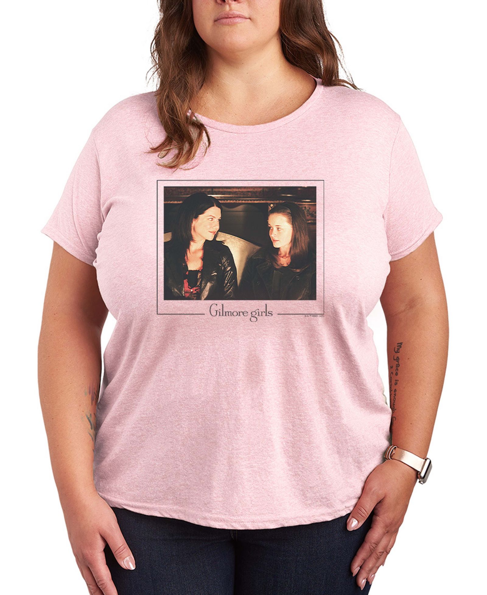 Приталенная футболка Hybrid Apparel Plus Size Gilmore Girls Lorelei And Rory с графическим принтом