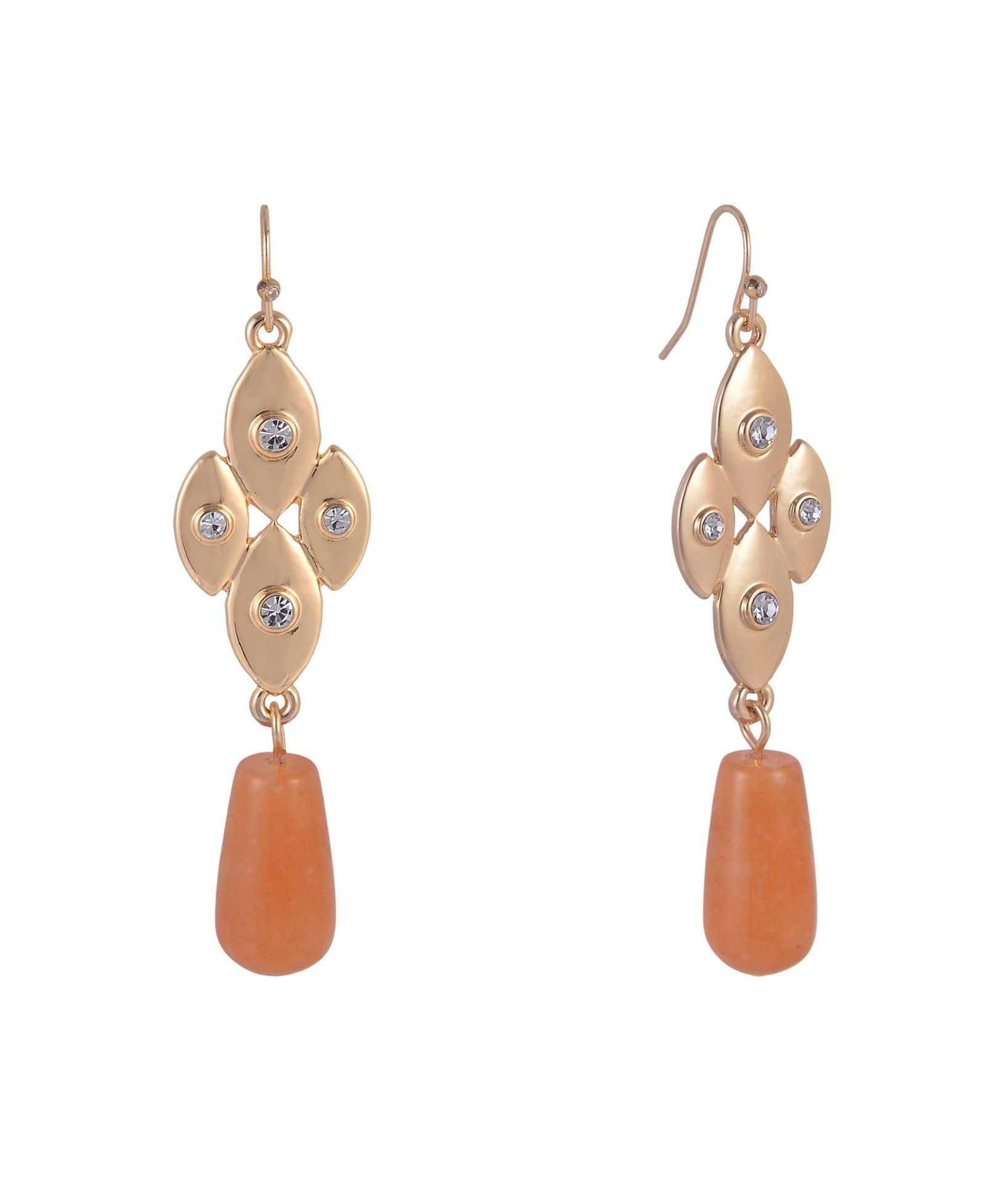 RACHEL Rachel Roy серьги с бусинами Aventurine