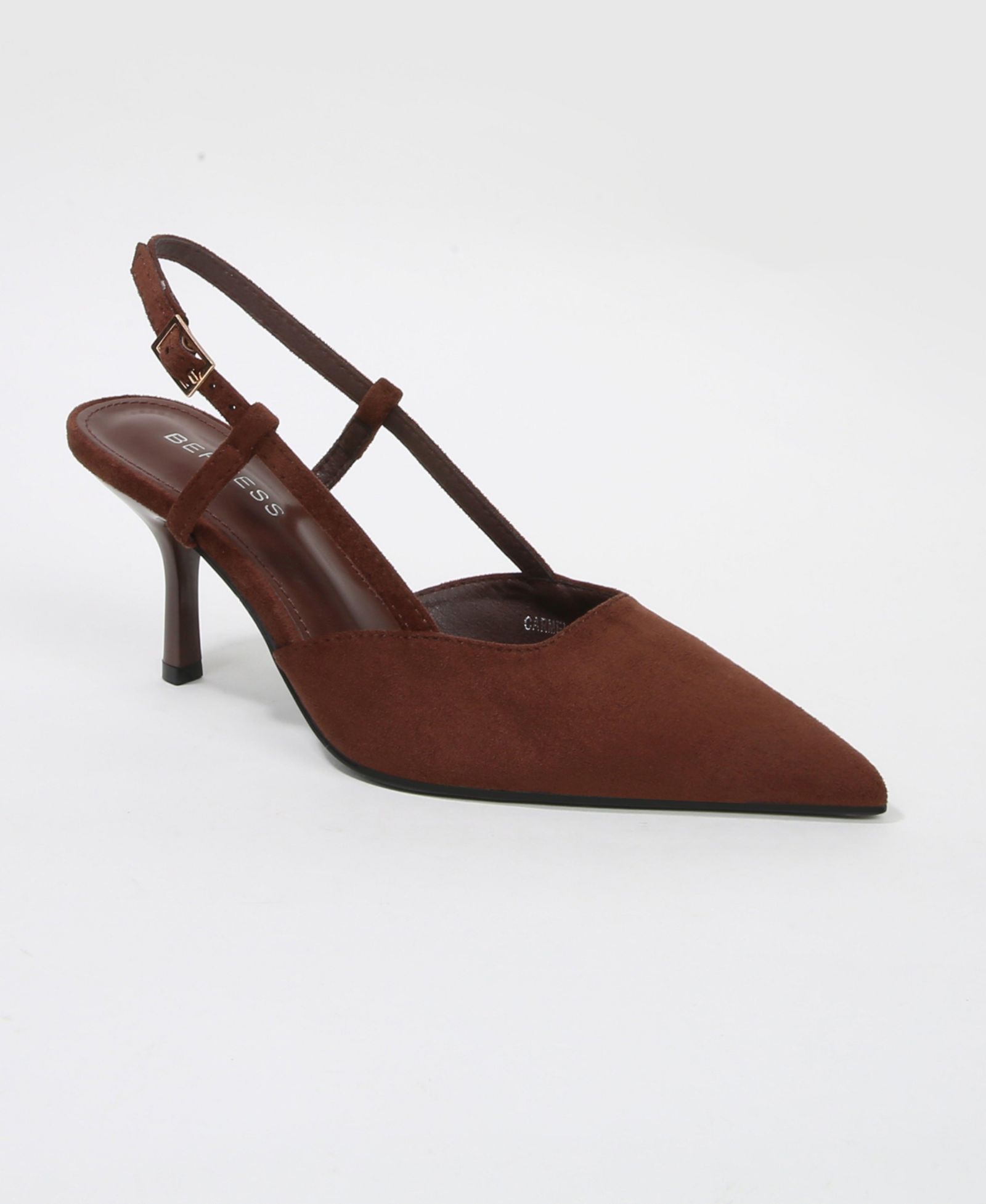 BERNESS Women's Carmella Pointed Toe Slingback Heels