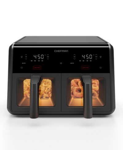 Chefman TurboFry 9-Qt. Dual-Basket Air Fryer with DC Motor