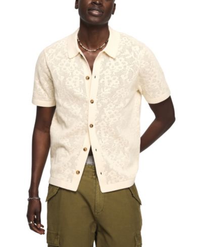 Рубашка Lucky Brand Men's с узором интарсия