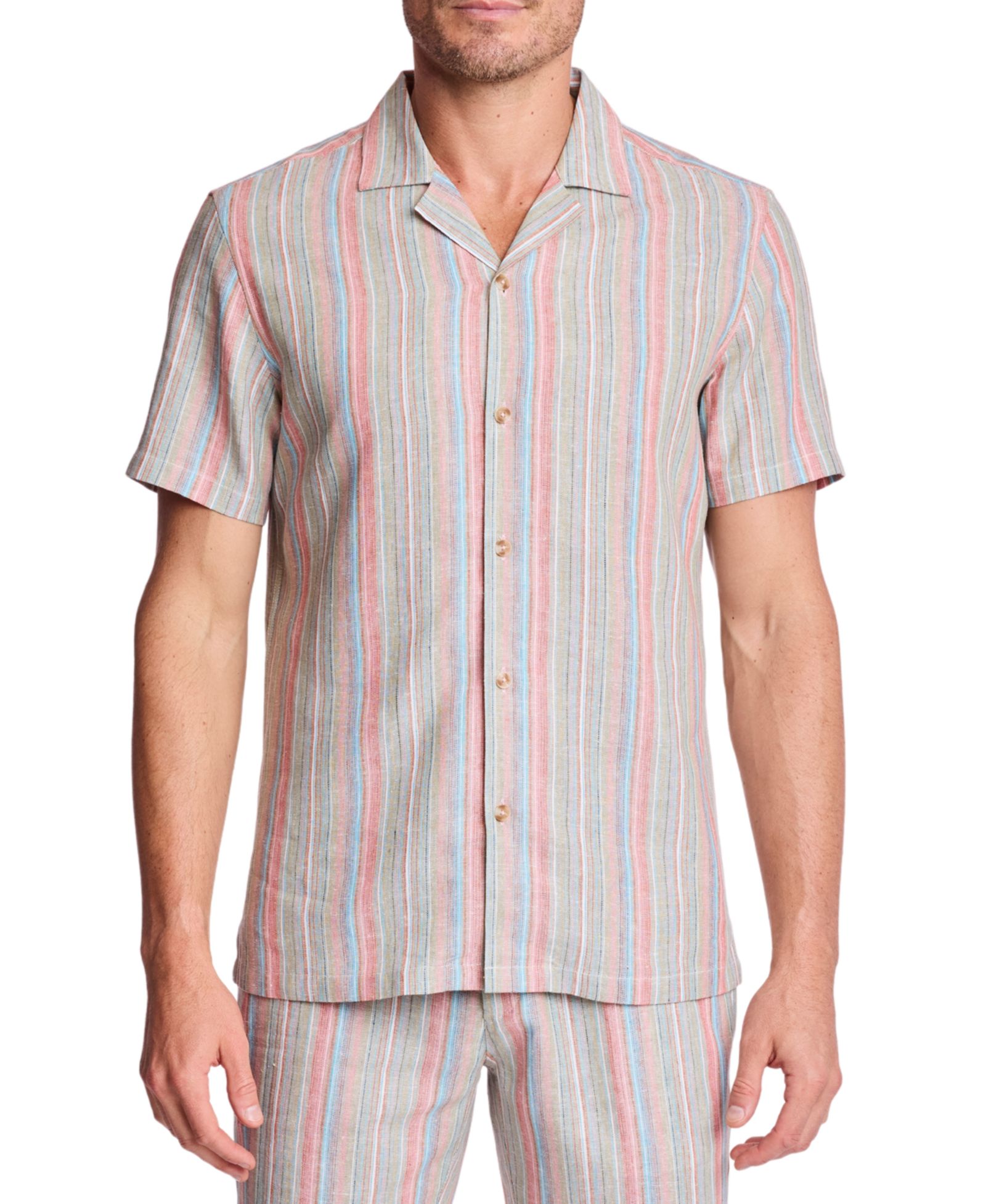 Paisley & Gray Men's Striped Short-Sleeve Shirt