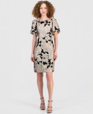 Connected Women's Jacquard Sheath Dress