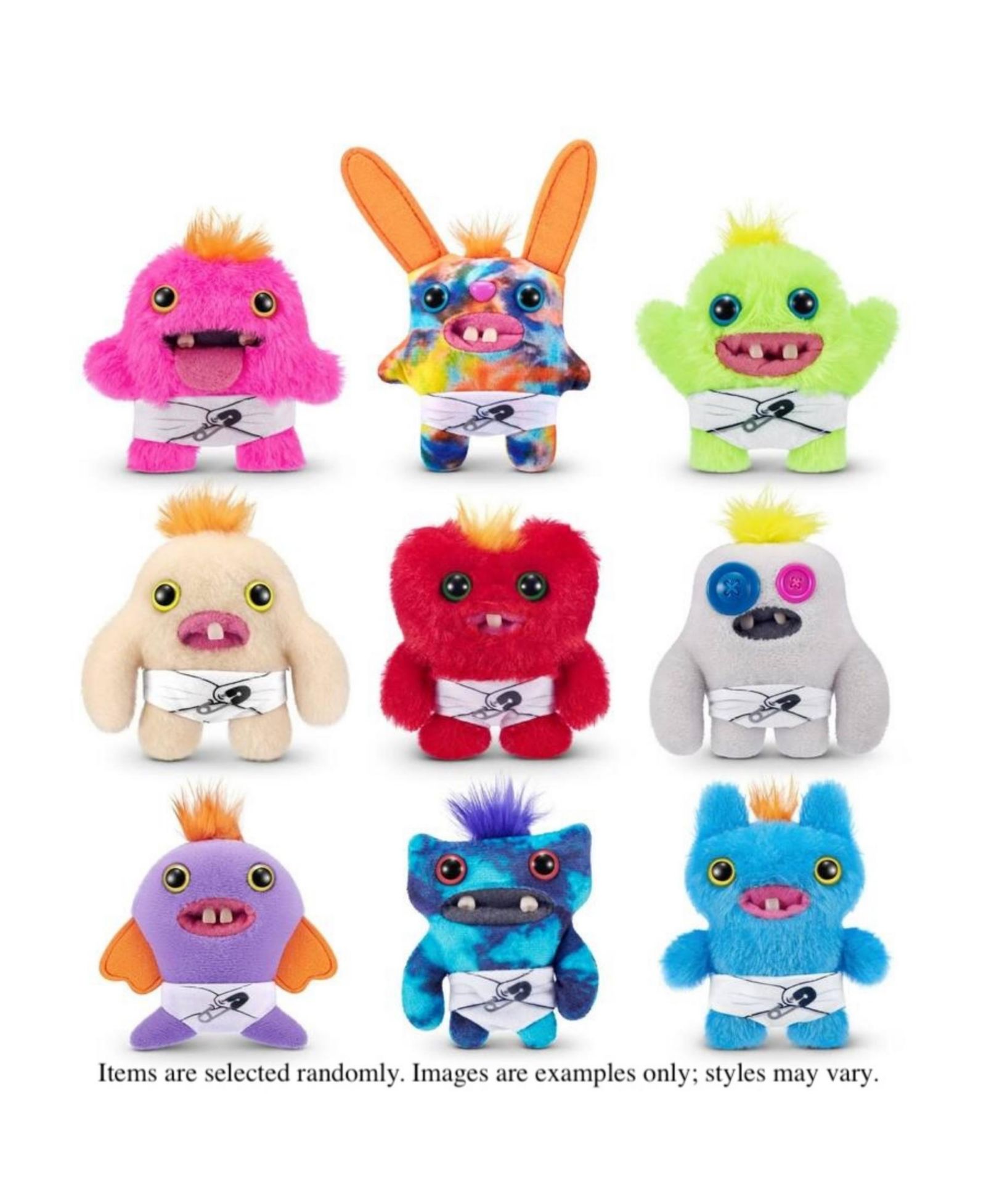 Fuggler Baby Fugg 3.5" Blind Box Plush Toy, 12-Piece Set