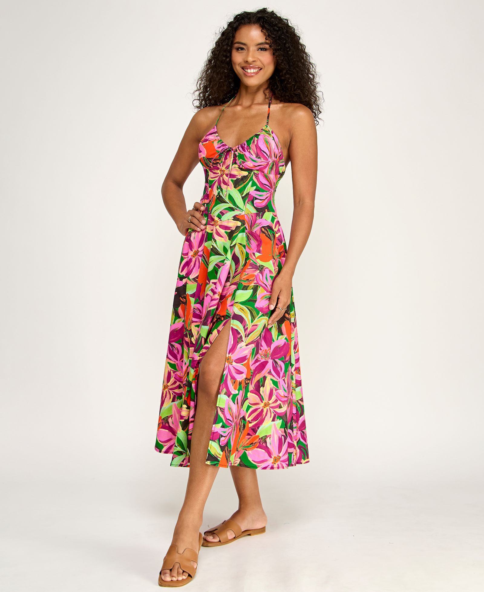 Детское платье KATIA RAE Printed Halter Midi