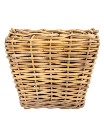 Square Tapered Planter with Black Plastic Insert