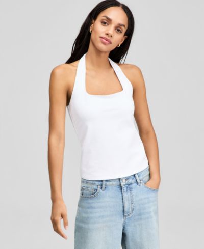 And Now This Women's Second Skin Halter Top, Macy's Exclusive