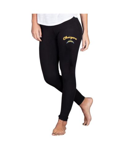 Женские легкие леггинсы Concepts Sport Los Angeles Chargers Fraction Lounge, черные
