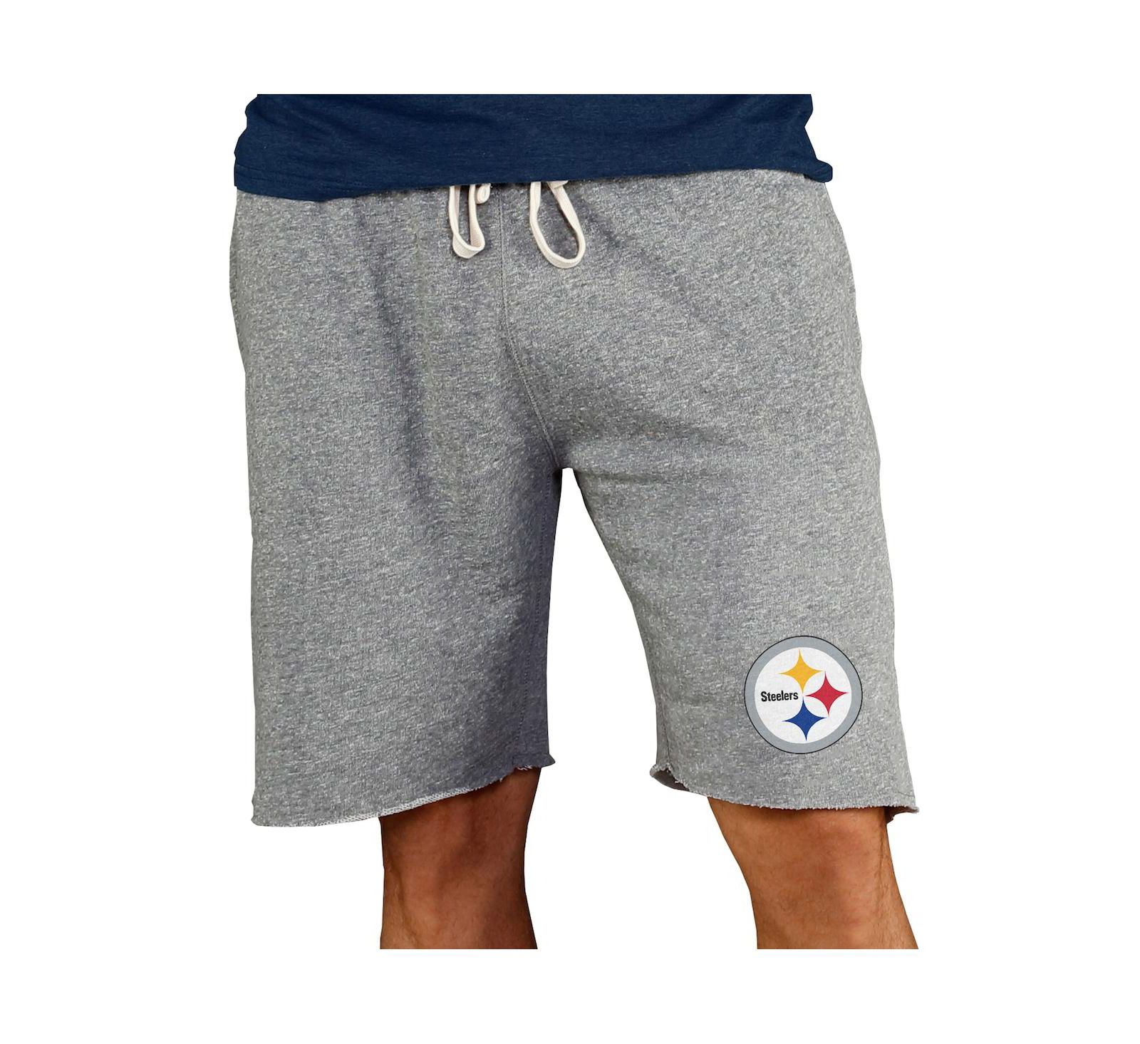 Шорты Concepts Sport Men's Gray Pittsburgh Steelers