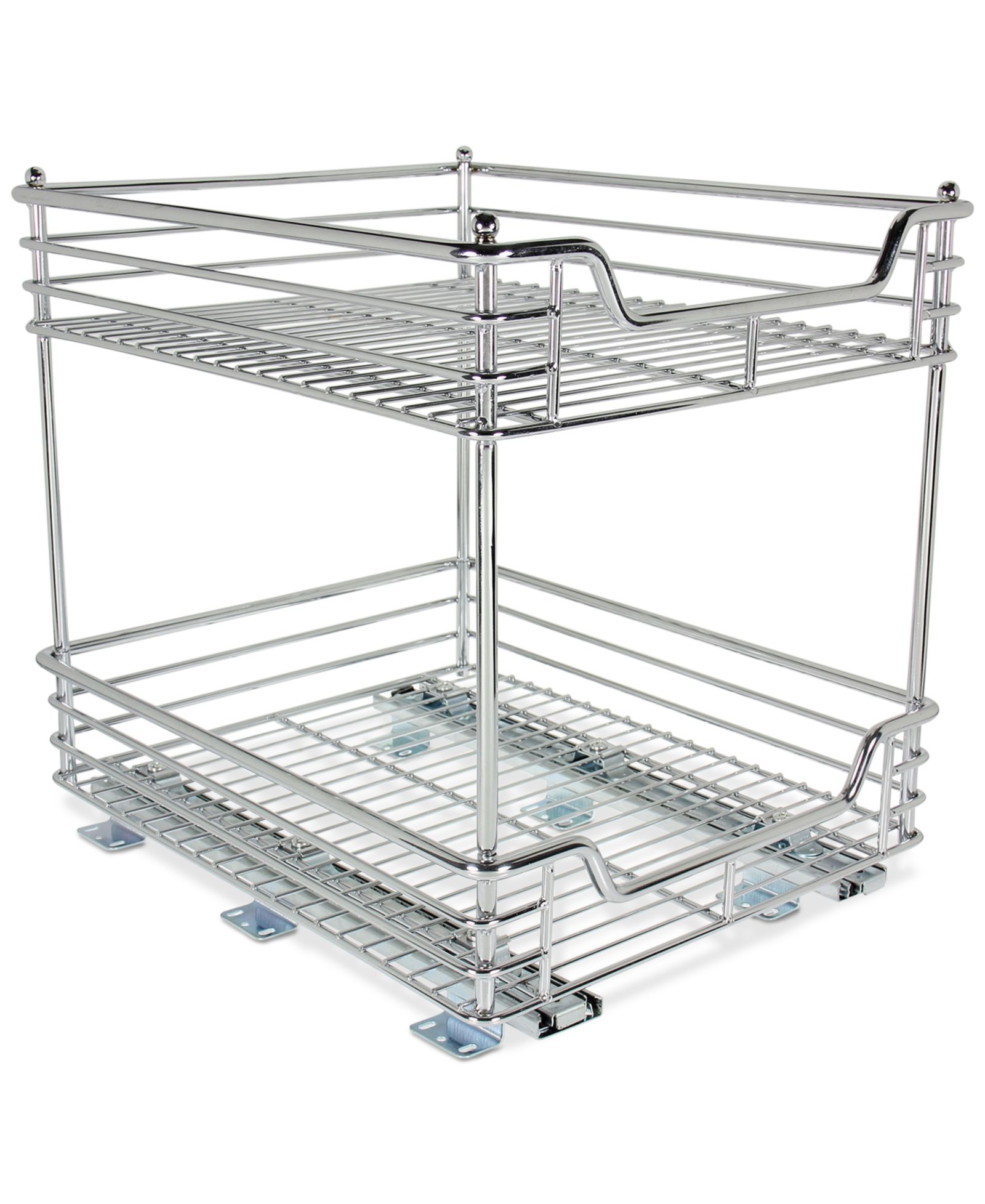 Household Essentials Glidez  Pull-Out Storage Organizer, 2-Tier Design