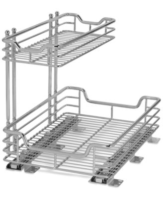 Органайзер для хранения Household Essentials Glidez 12" W Steel Pull-Out, 2-tier