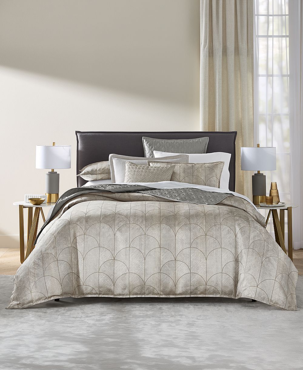 Hotel Collection Inlay 3-Piece Comforter Set, Full/Queen, Macy's Exclusive