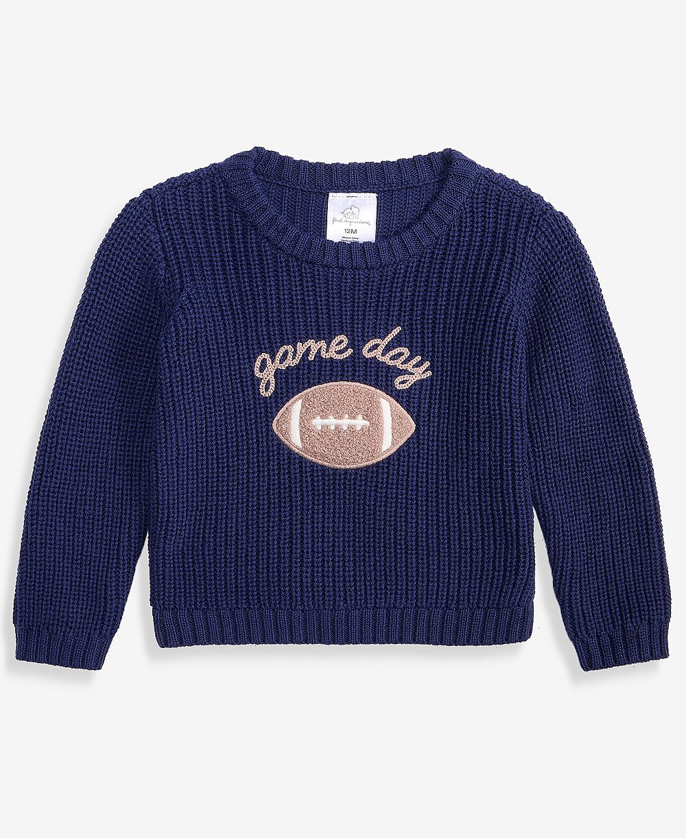 Детский джемпер First Impressions Baby 3M-24M Mix & Match Long-Sleeve Cotton Game Day