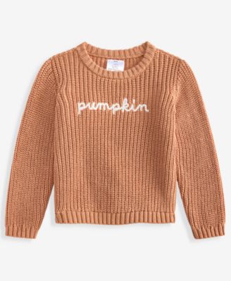 Детский свитер First Impressions Cotton Pumpkin 0M-24M