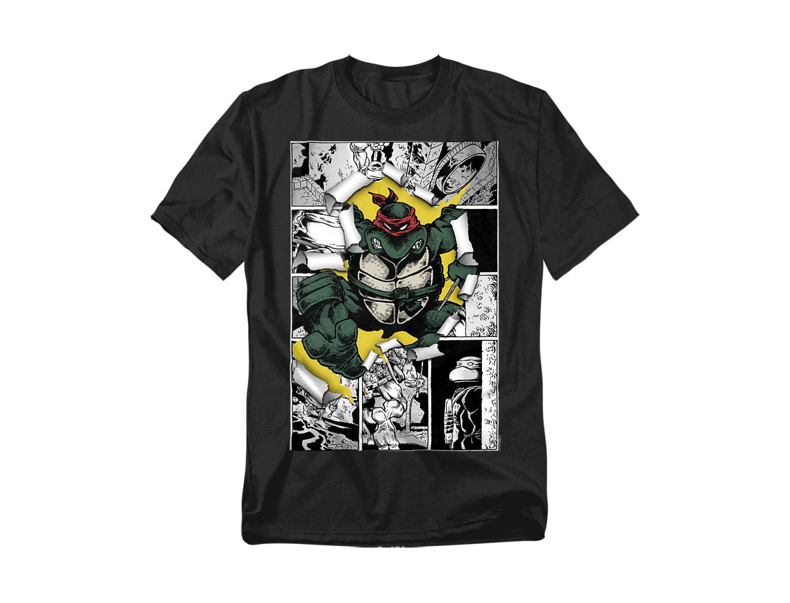 Teenage Mutant Ninja Turtles Big & Tall Leaping Panels T-Shirt