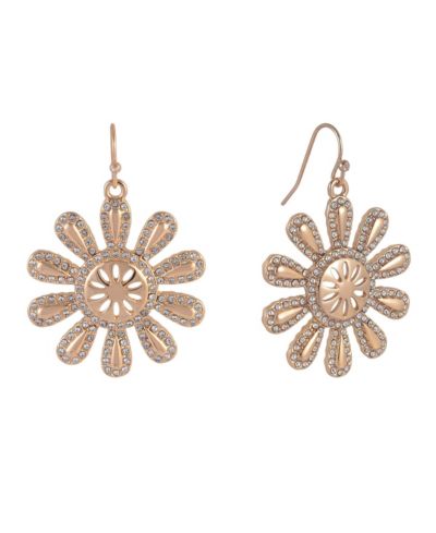 Серьги RACHEL Rachel Roy Sunburt Drop с отделкой из камней Pave