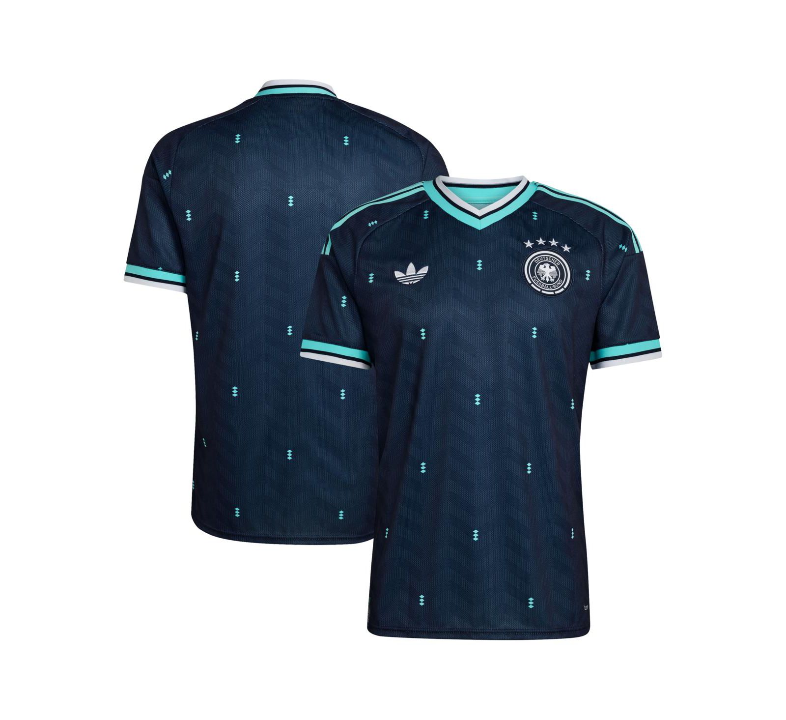 Мужская джерси Adidas Германия FIFA X World Cup 2026 Away Replica