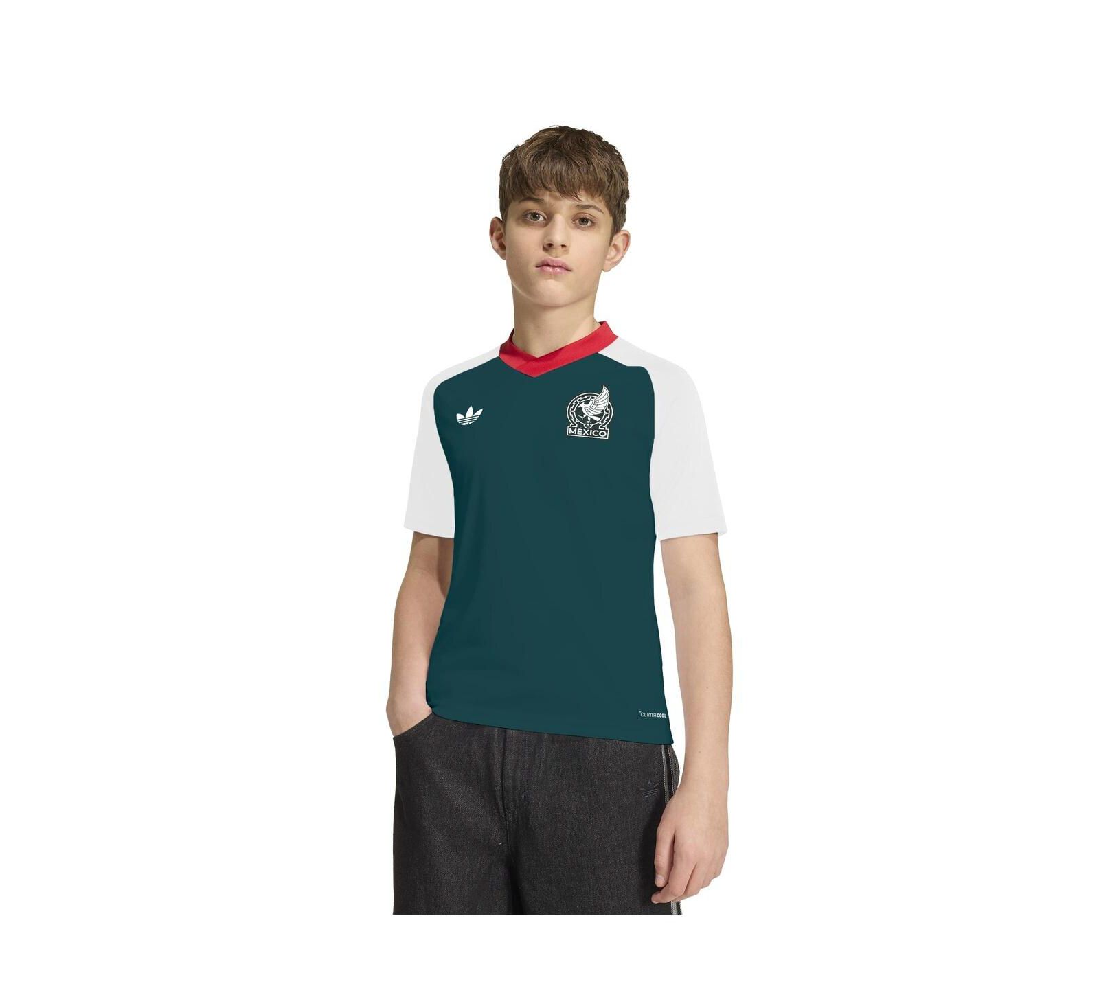 Adidas Big Boys and Girls White Mexico National Team 2026 Pre-Match Jersey