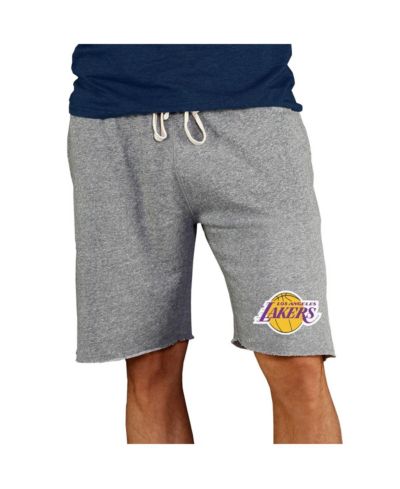 Шорты Concepts Sport Men's Gray Los Angeles Lakers Mainstream Terry