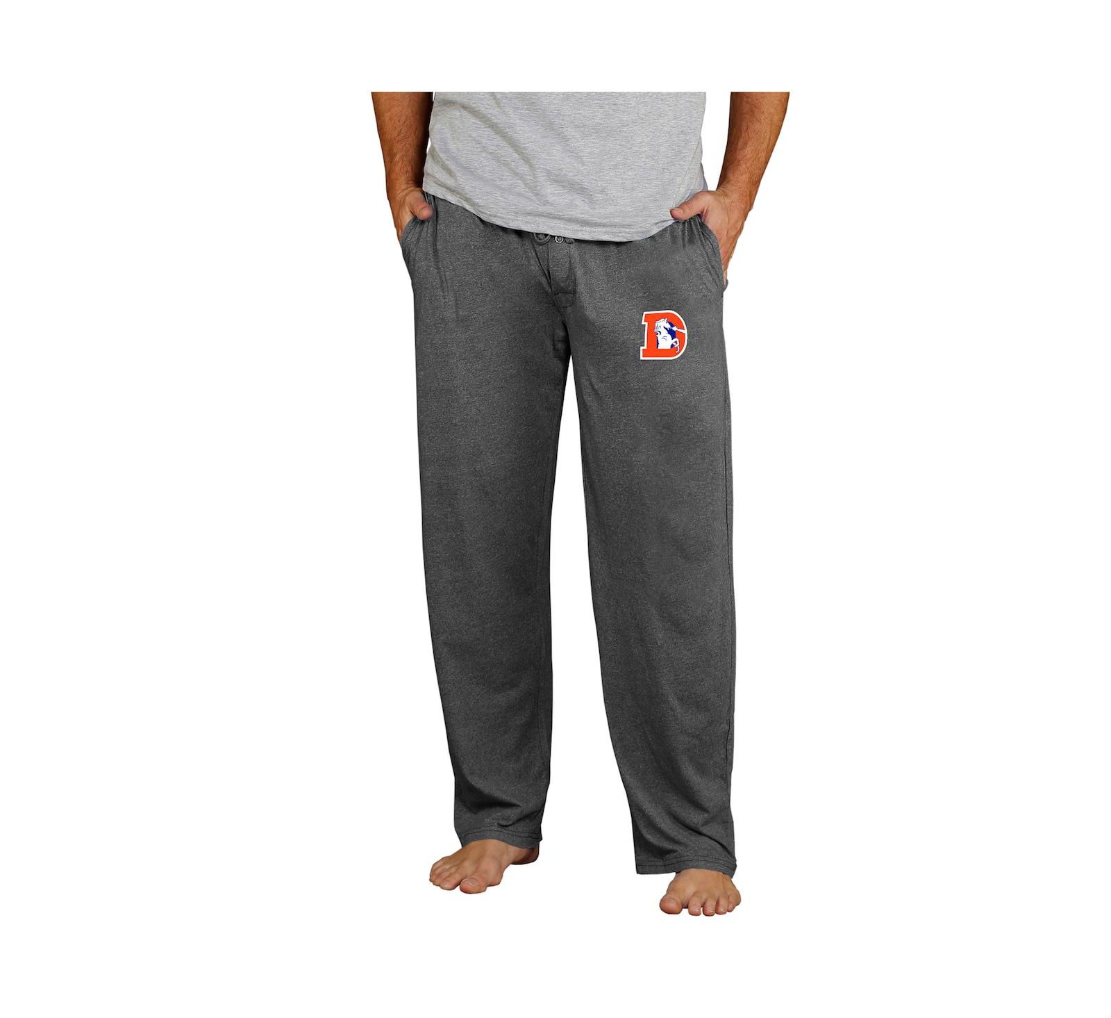 Брюки Concepts Sport Men's Charcoal Denver Broncos Retro Quest Knit