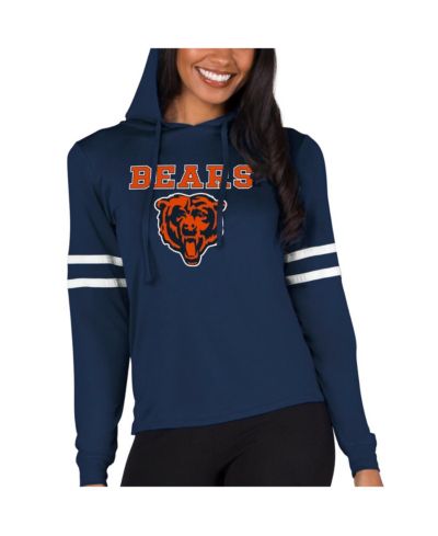 Женское худи Concepts Sport Chicago Bears Marathon Lightweight Lounge Pullover, темно-синее