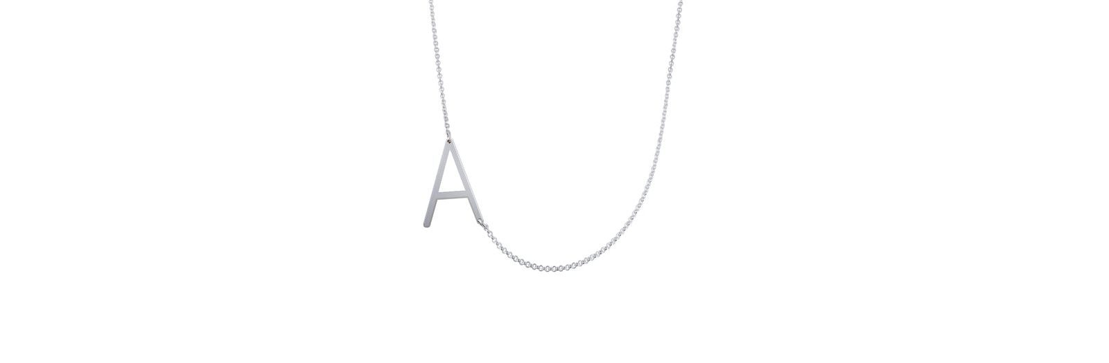 Подвеска Oak & Luna с инициалом из стерлингового серебра