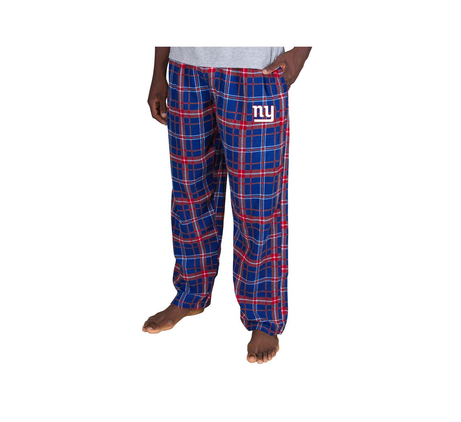 Concepts Sport Men's Royal New York Giants Ultimate Plaid Flannel Pants