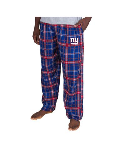 Concepts Sport Men's Royal New York Giants Ultimate Plaid Flannel Pants