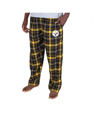 Мужские брюки Concepts Sport Black Pittsburgh Steelers Ultimate Plaid Flannel