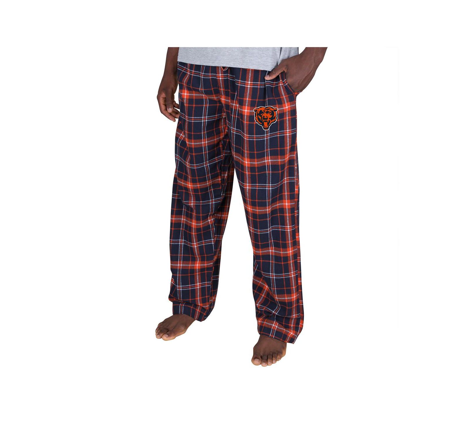 Concepts Sport Men's Navy Chicago Bears Ultimate Plaid Flannel Pants