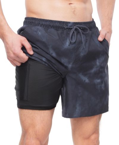 Rokka&Rolla Men's Compression Liner Swim Trunks