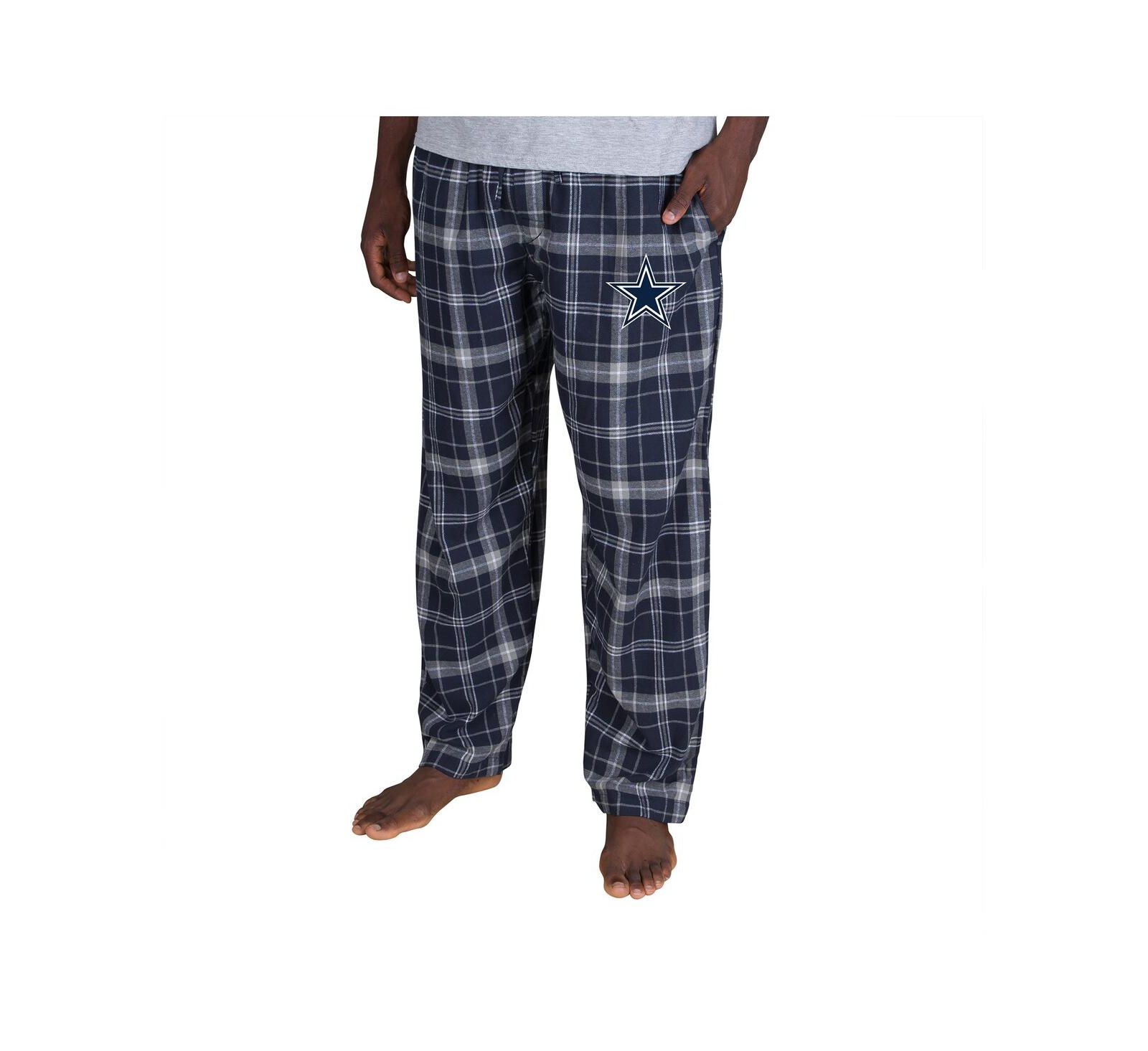 Concepts Sport Men's Navy Dallas Cowboys Ultimate Plaid Flannel Pants