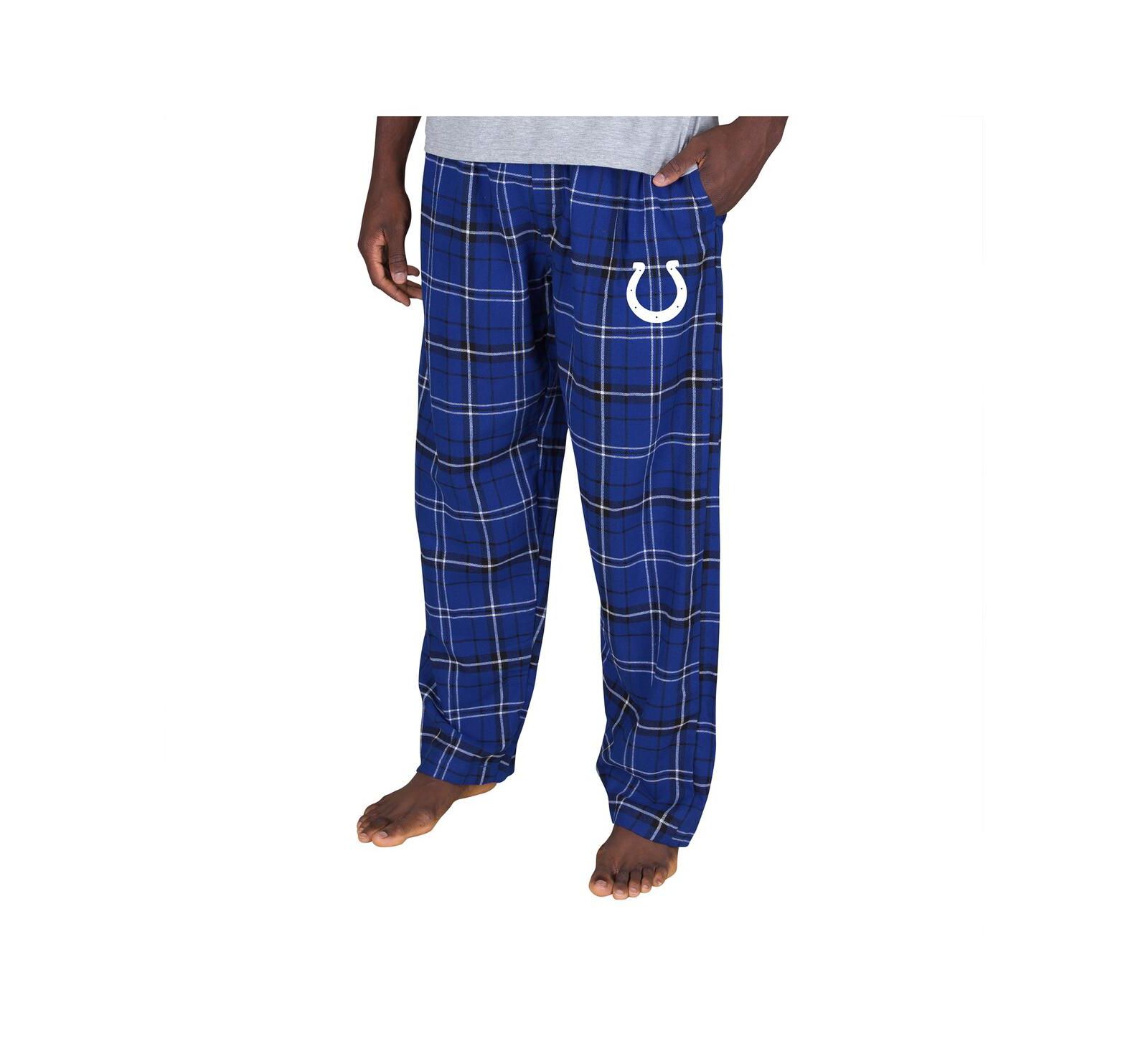 Concepts Sport Men's Royal Indianapolis Colts Ultimate Plaid Flannel Pants