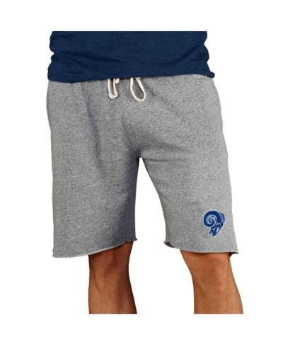 Concepts Sport Мужские шорты из махровой ткани, серые, Los Angeles Rams
