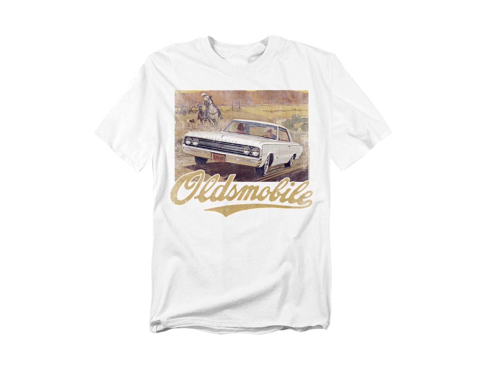 Logovision Мужская футболка Oldsmobile Western