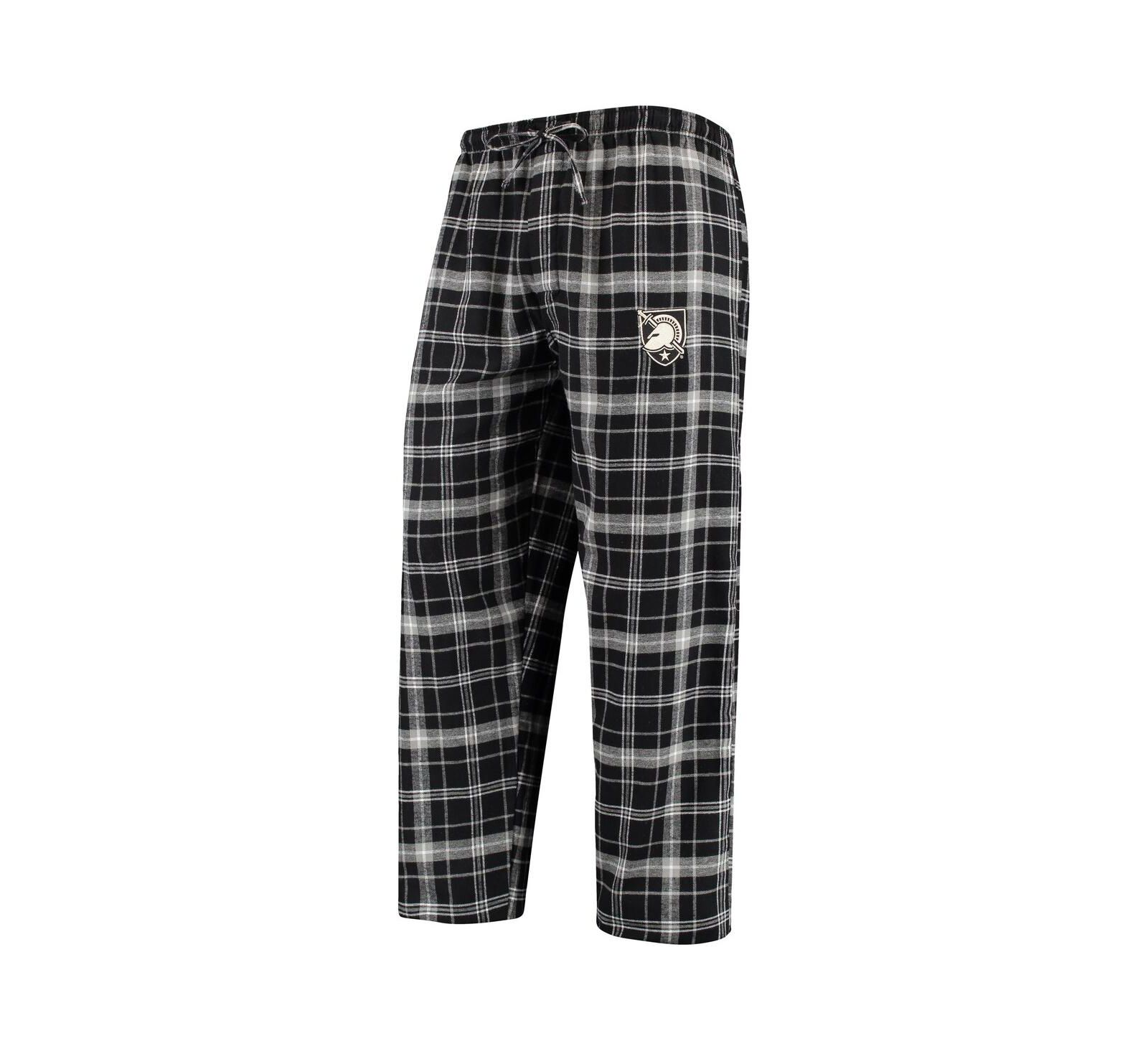 Concepts Sport Men's Black/Gray Army Black Knights Ultimate Flannel Pants
